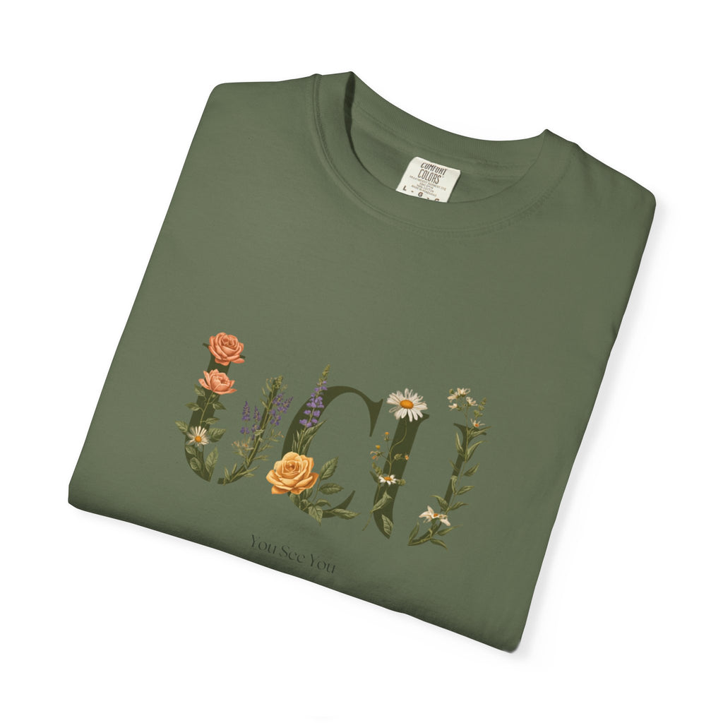 Floral “UCU” T-Shirt
