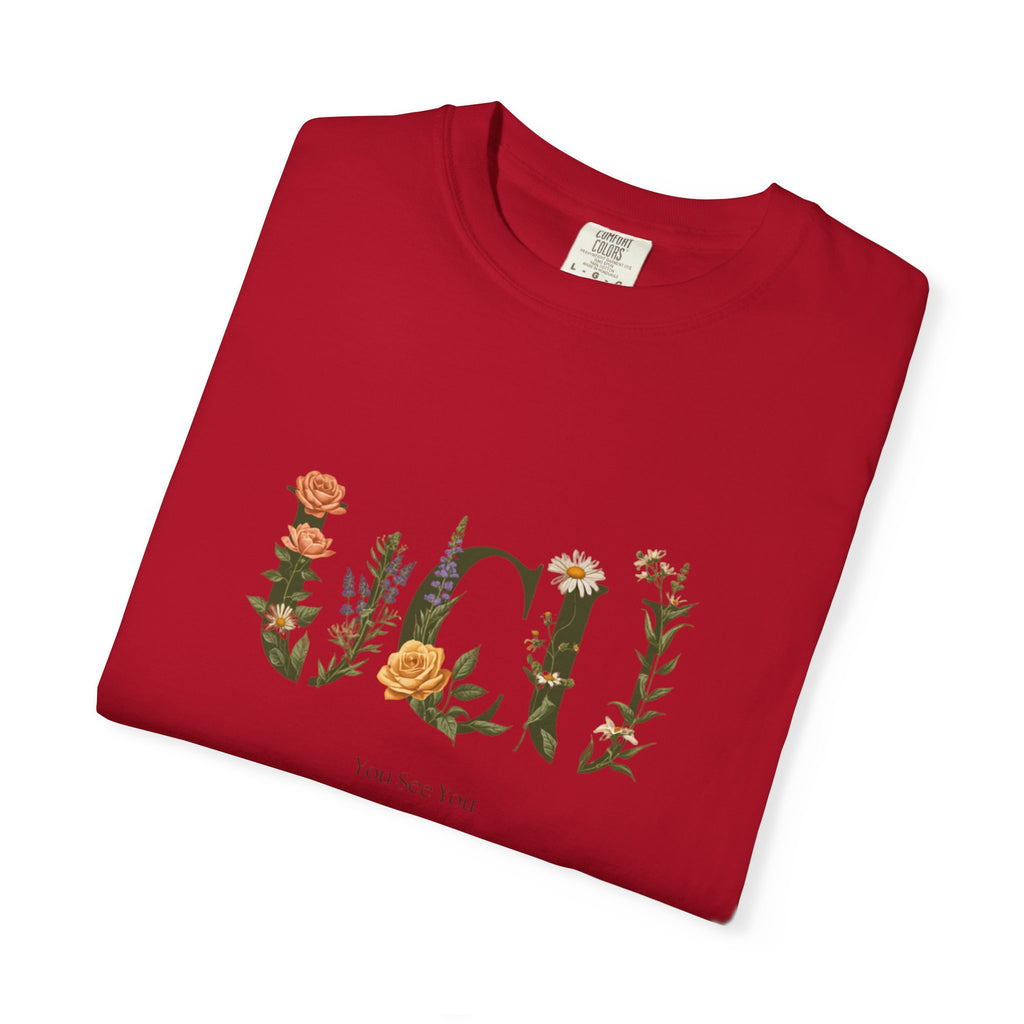 Floral “UCU” T-Shirt