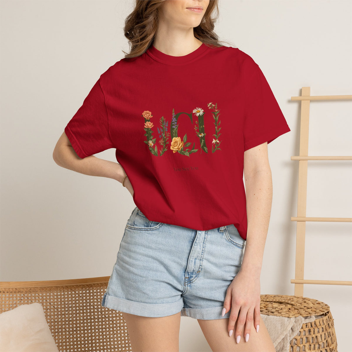 Floral “UCU” T-Shirt